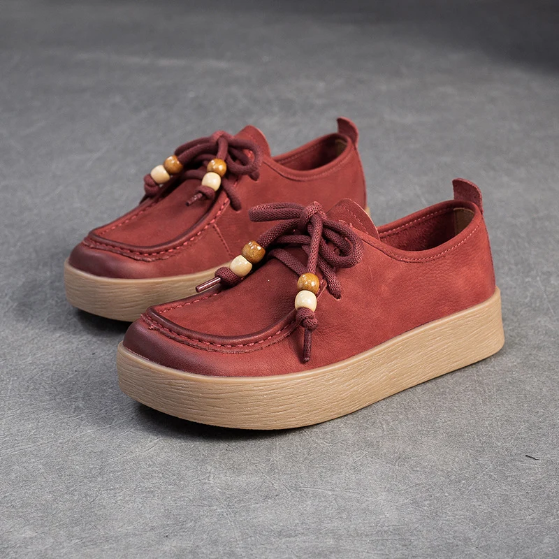 Women's Vintage Suede Flat Casual Shoes