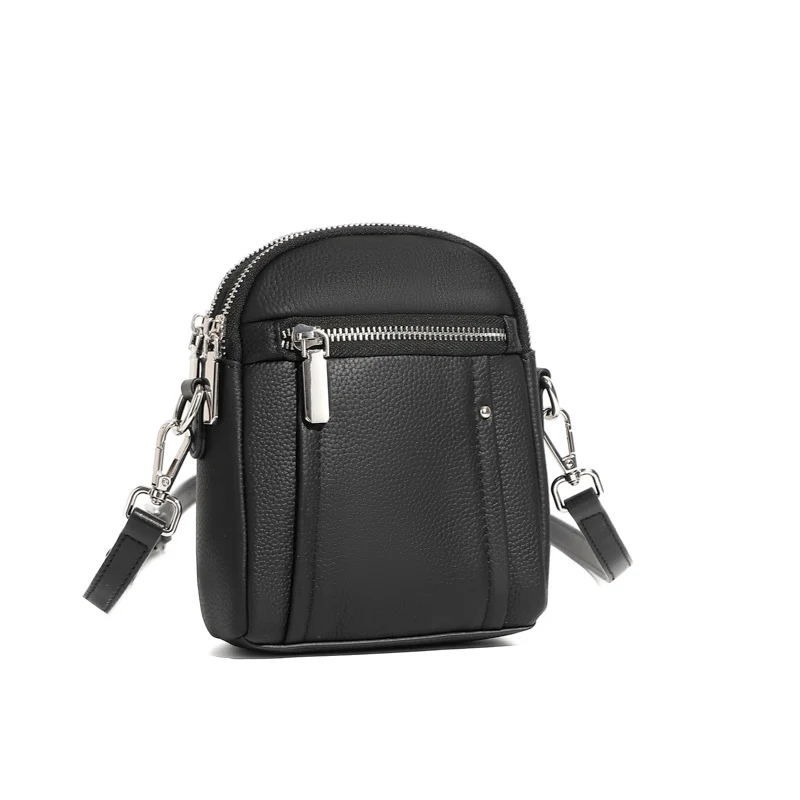 Women's Grain Leather Mini Crossbody Bag