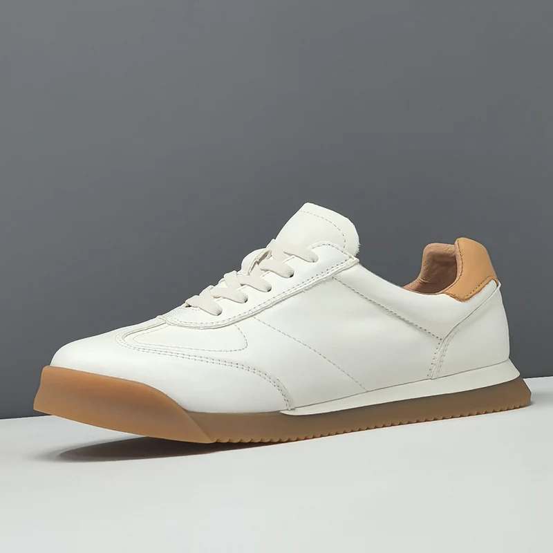 Men's Minimalism Quilted Leather Casual Shoes