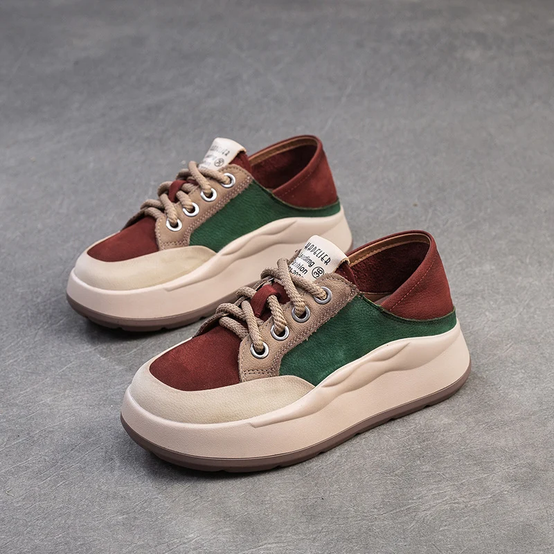 Women's Fashion Color-Blocked Casual Shoes