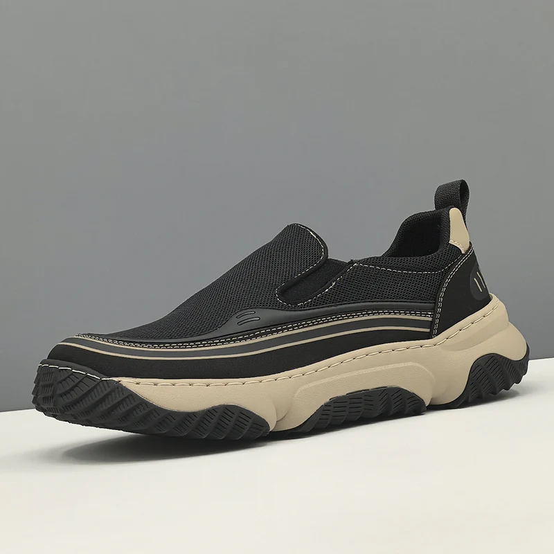 Men Fashion Minimalism Canvas Slip-on Casual Shoes