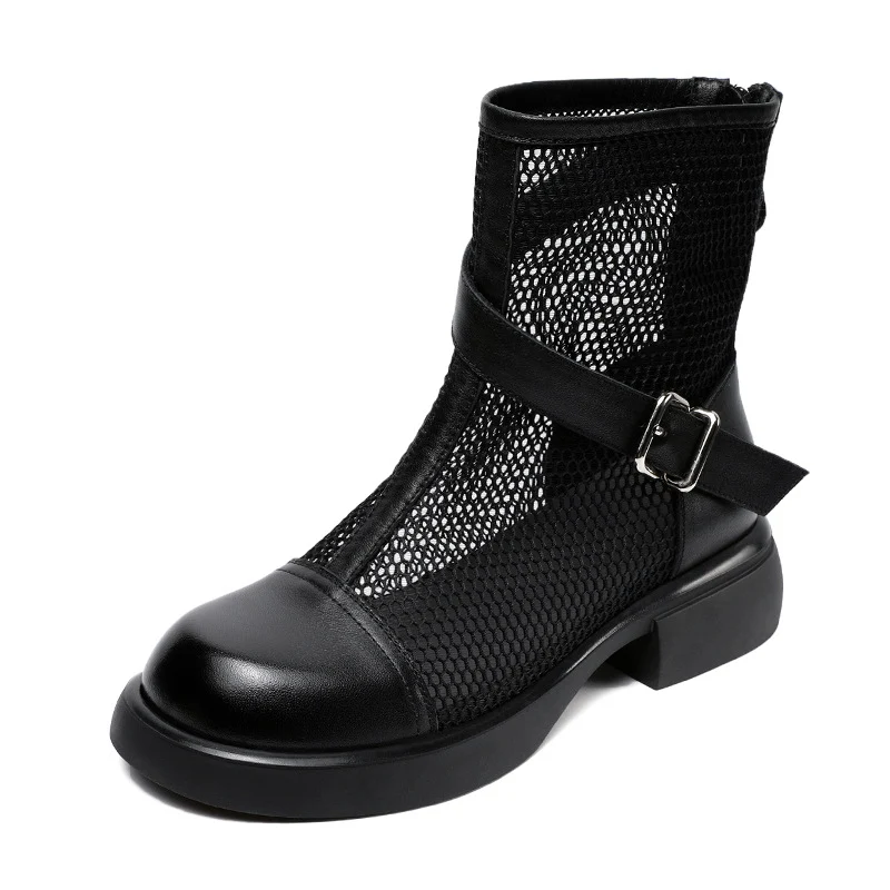 Women Fashion Breathable Mesh Minimalism Summer Boots