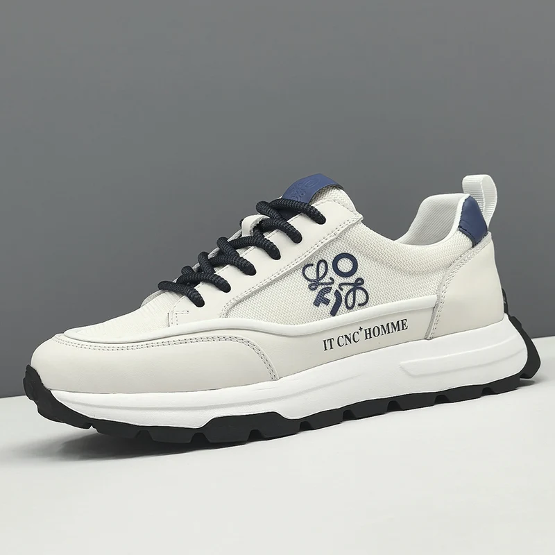 Men Stylish Patchwork Breathable Casual Sneakers