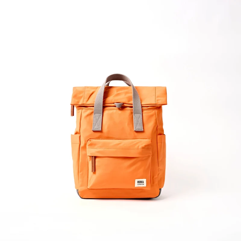 ROKA Canfield B Jaffa Orange Liten Återvunnen Nylonväska