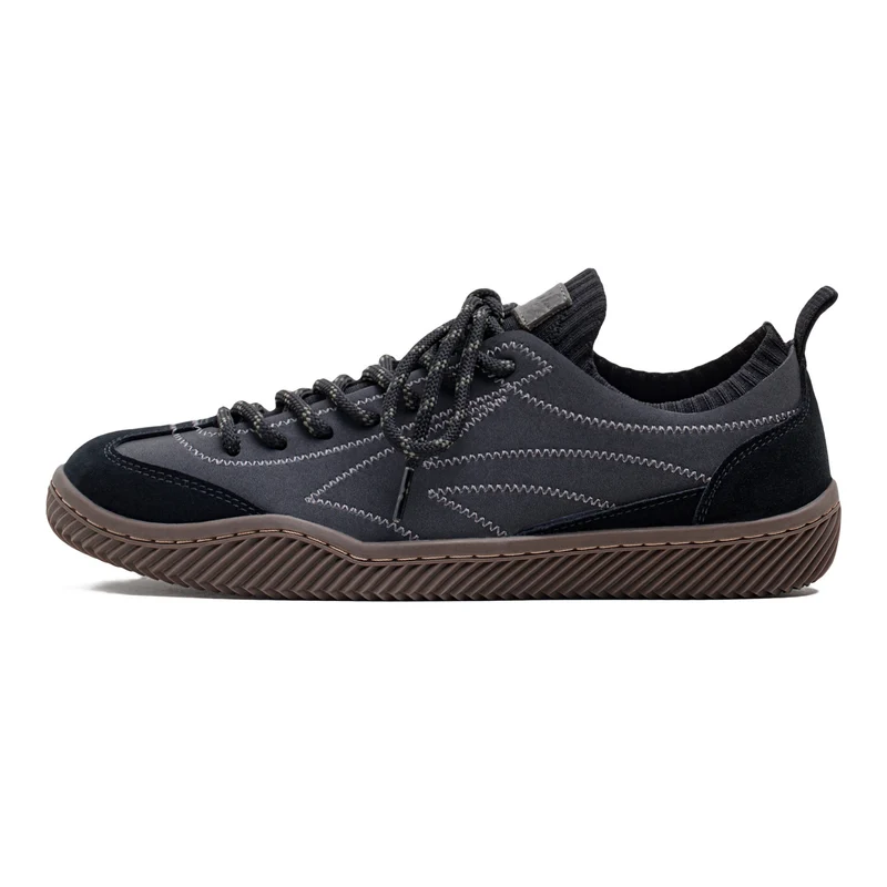 Men’s Casual Leather Comfortable Low-Top Sneakers