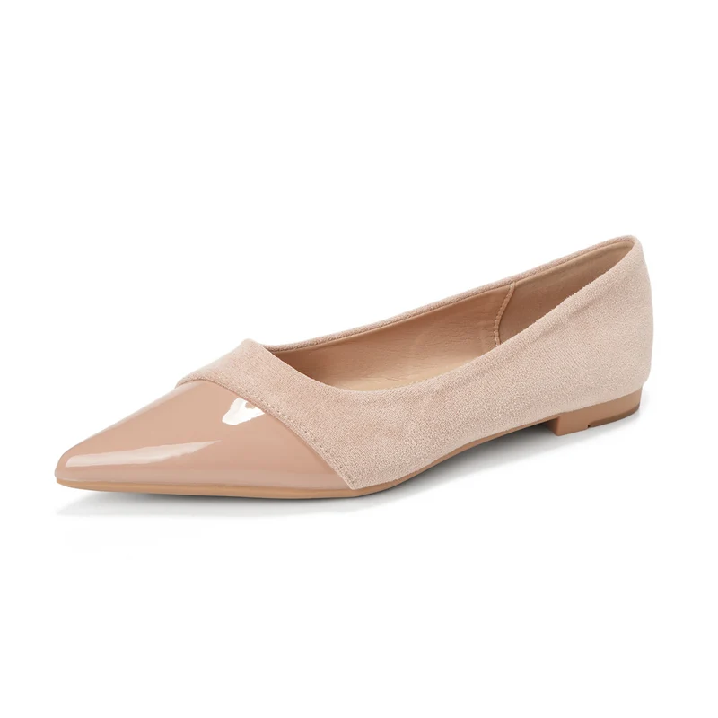 Women's Fashion Pointed-Toe Low Top Casual Flats