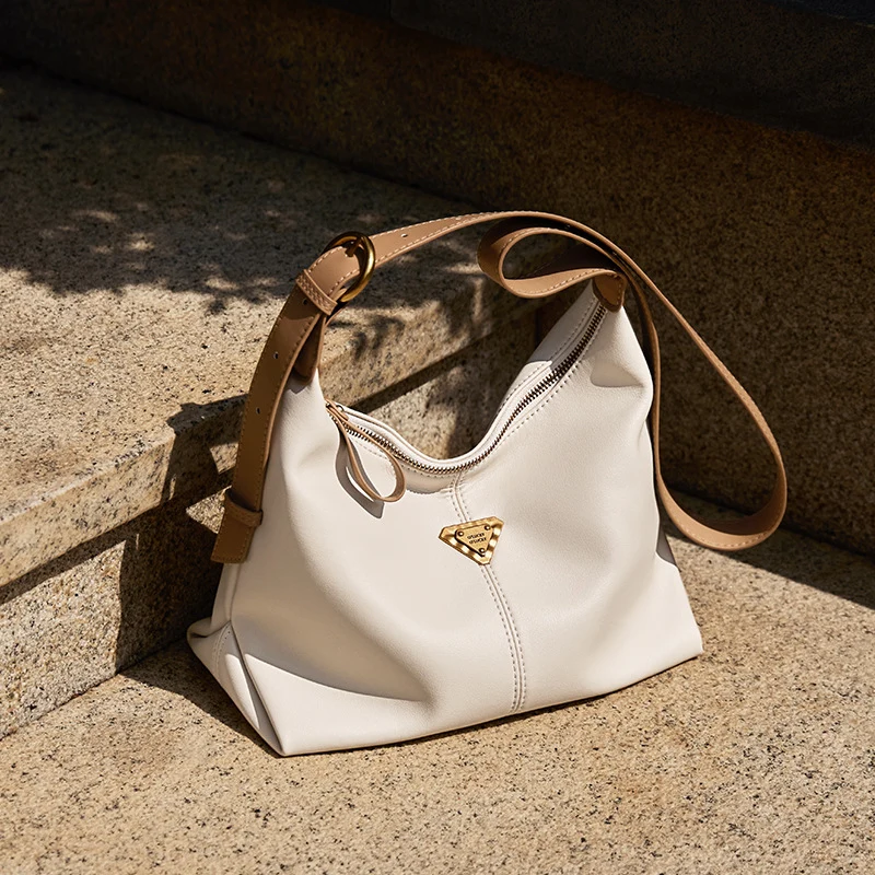 Women's Fashion Soft Leather Casual Tote Bag