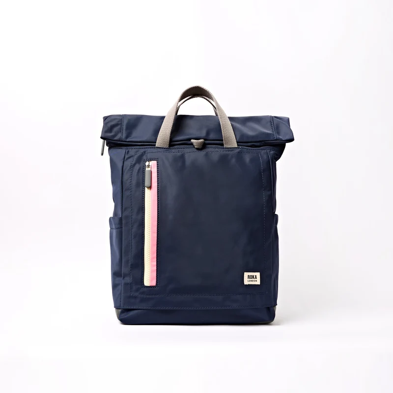ROKA Camden J Midnight Stripe Medium Ryggsäck i Återvunnen Nylon