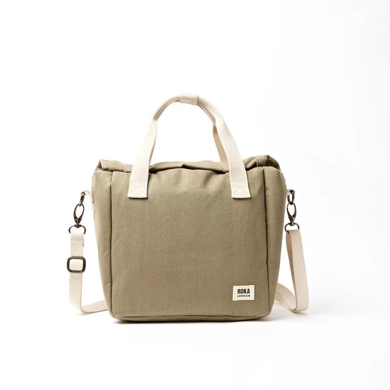ROKA Hampstead Canvas Matväska | Taupe
