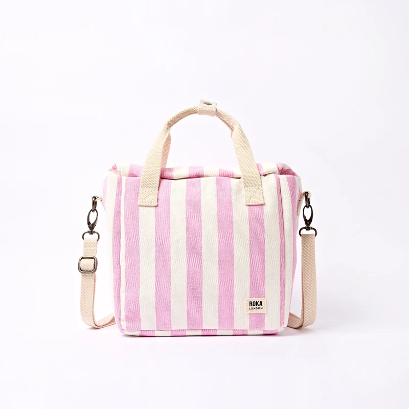 ROKA Hampstead Canvas Lunchväska | Sherbet Randig