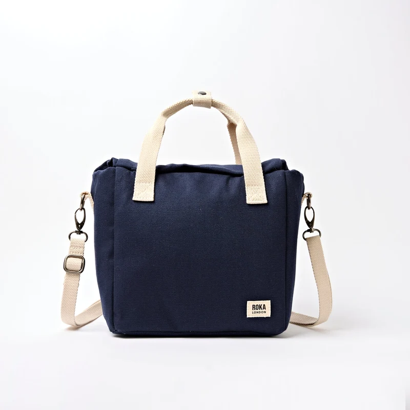 ROKA Hampstead Canvas Lunchväska | Midnatt
