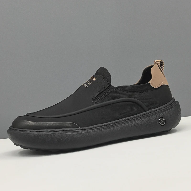 Men Minimalism Plain Breathable Canvas Casual Loafers