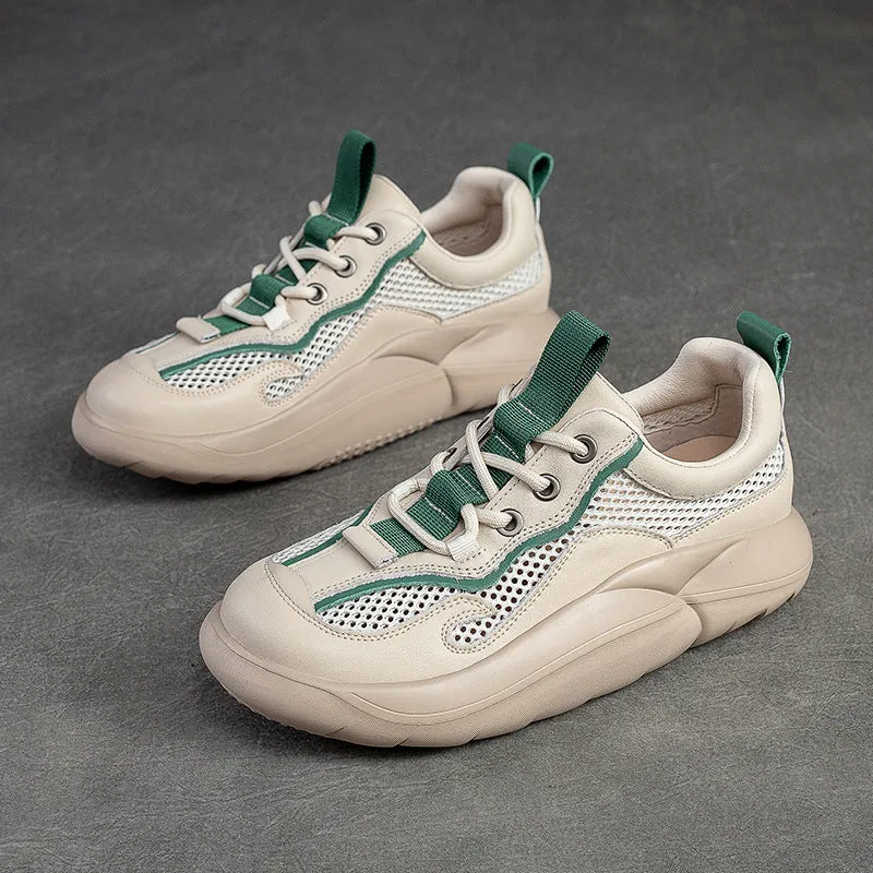 Women Fashion Breathable Hollow Mesh Casual Shoes