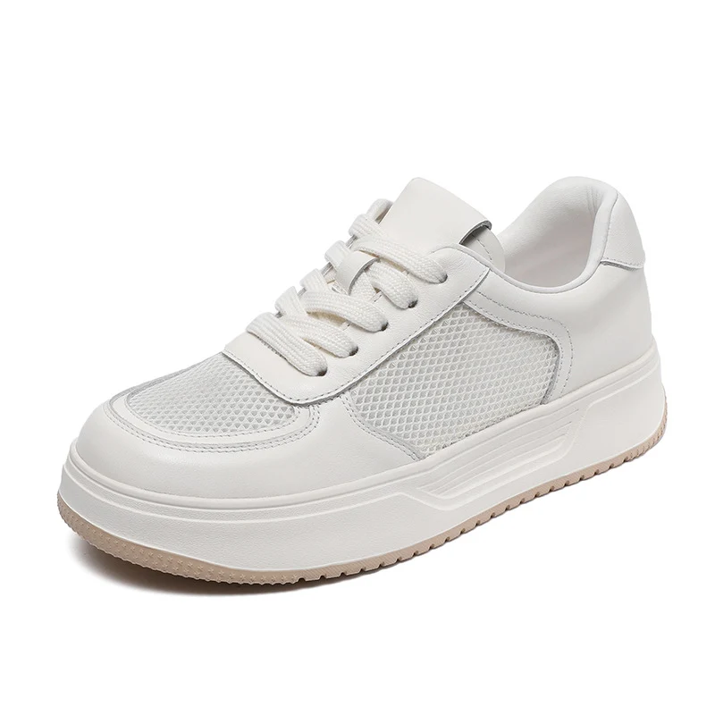 Women Minimalism Fashion Breathable Mesh Flat Sneakers