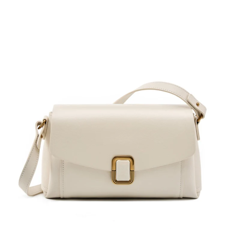 Women Fashion Plain Leather Shoulder Satchel Bag