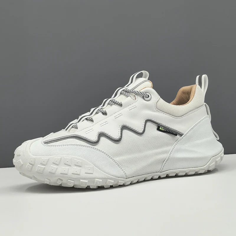 Men Fahion Color Matching Flat Casual Sneakers