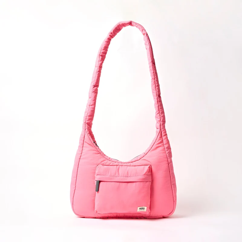 ROKA Belsize Pink Lemonade Medium Återvunnen Taslon-väska