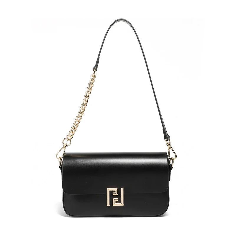 Women Fashion Minimalism Leather Shoulder Bag
