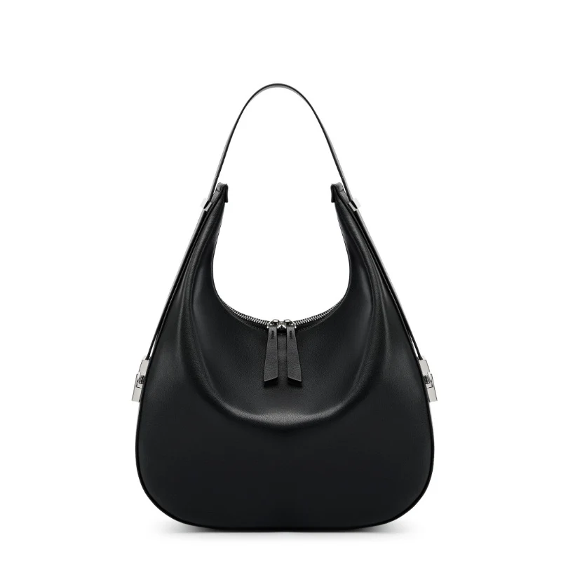 Women Fashion Minimalism Leather Shoulder Bag