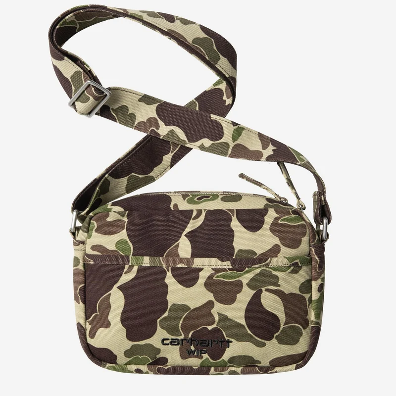 Carhartt WIP Unisex Elford Axelväska | Camo Duck Green
