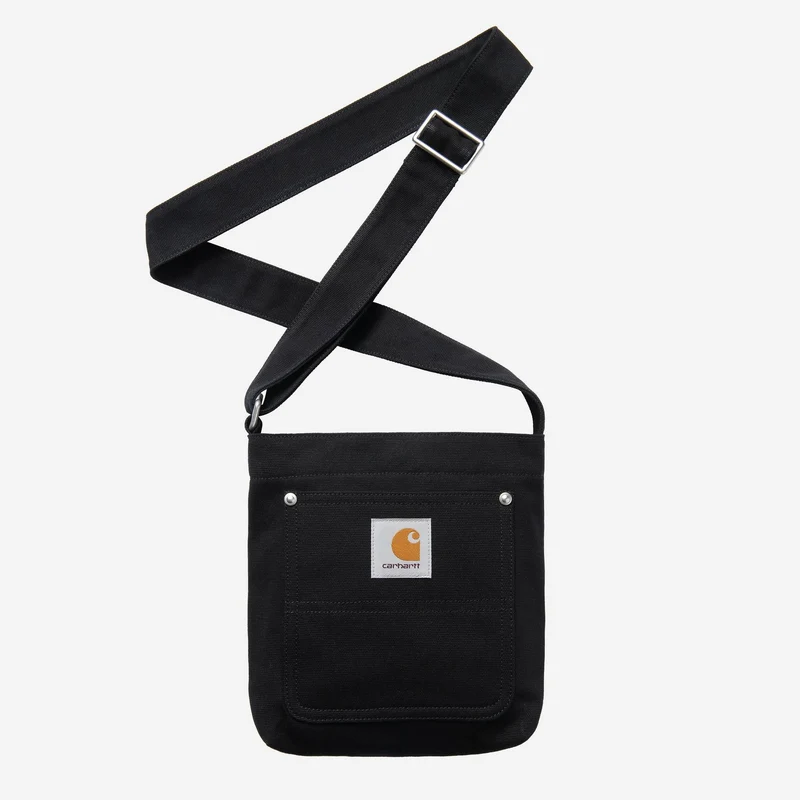 Carhartt WIP Liten unisexväska i canvas | Svart