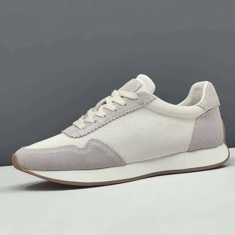 Men Fashion Minimalism Breathable Mesh Soft Casual Sneakers