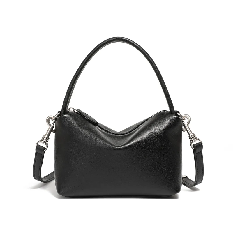Women Fashion Plain Leather Mini Cross Body Bag