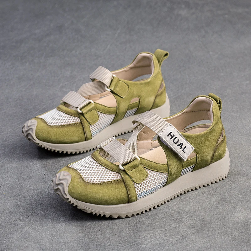 Women Summer Mesh Velcro Tape Casual Shoes