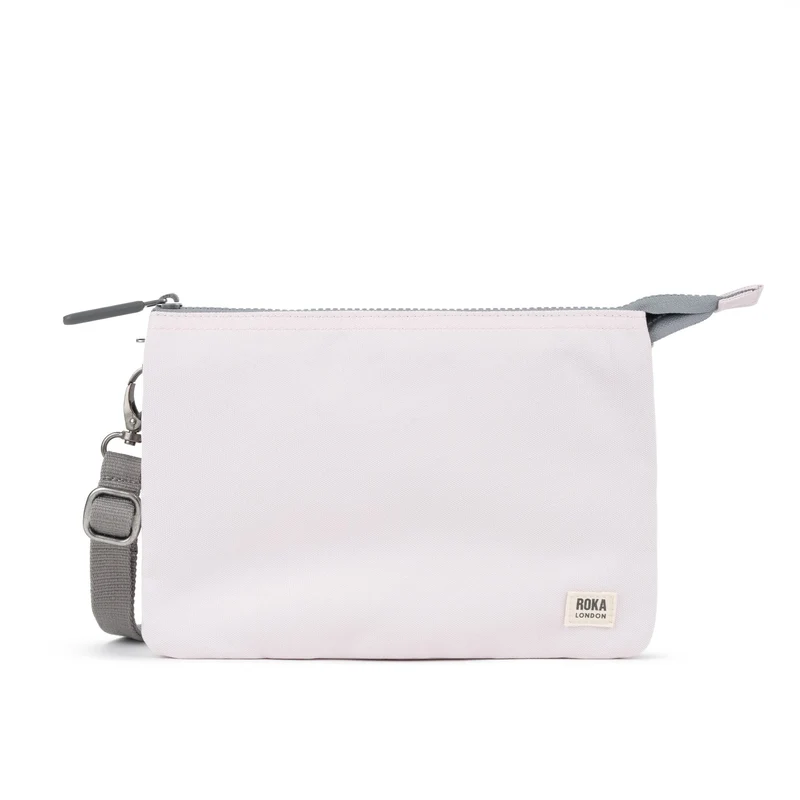 ROKA Carnaby Crossbody XL Transcendent Rosa Återvunnen Canvasväska