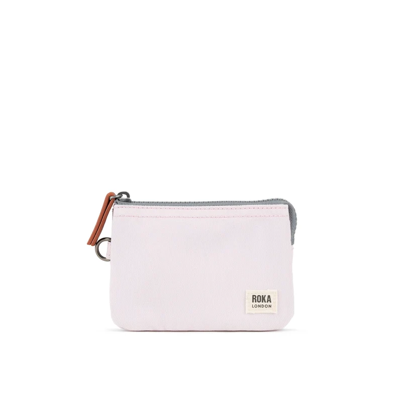 ROKA Carnaby Transcendent Rosa Liten Plånbok i Återvunnen Canvas