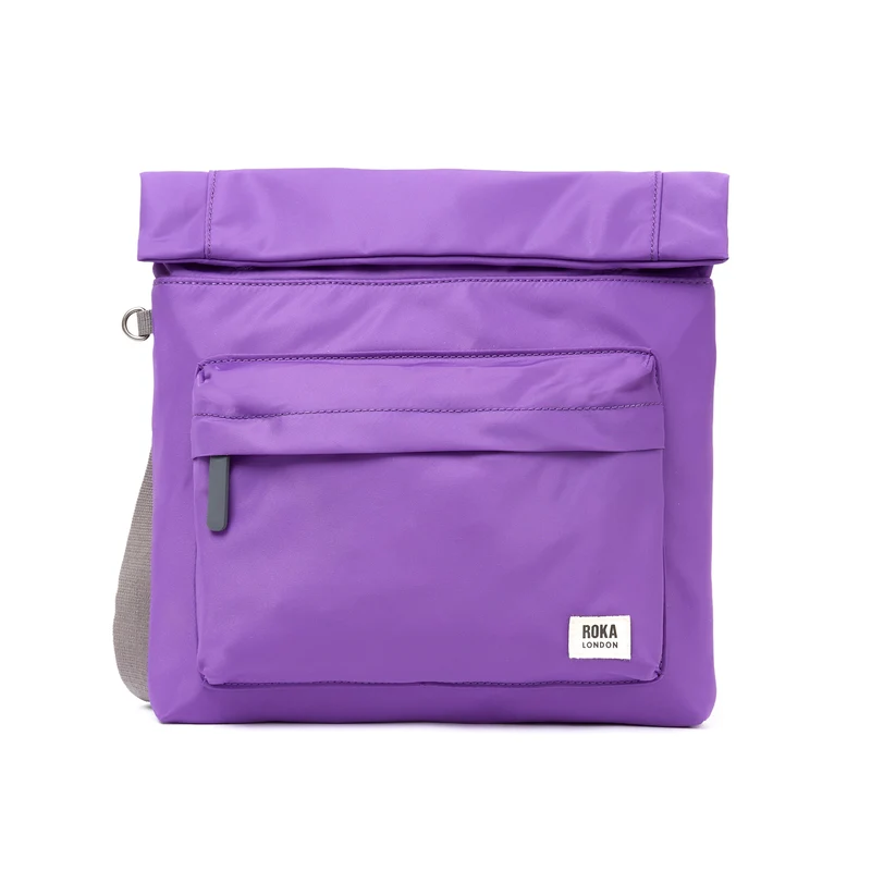 ROKA Stratford L återvunnen nylonväska | Fresh Purple