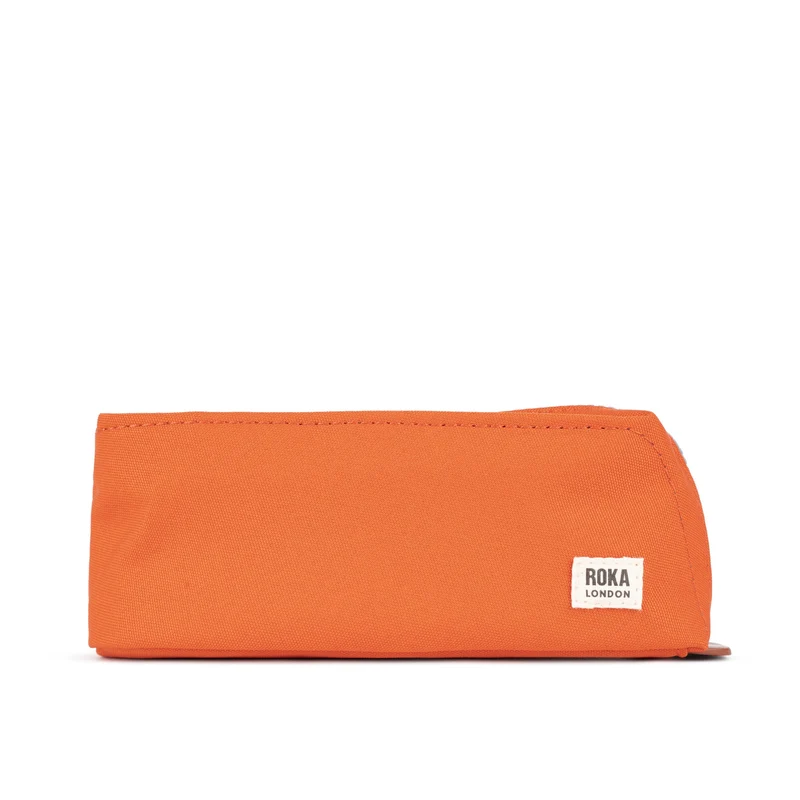 ROKA Pimlico Atomic Orange Liten Plånbok i Återvunnen Canvas