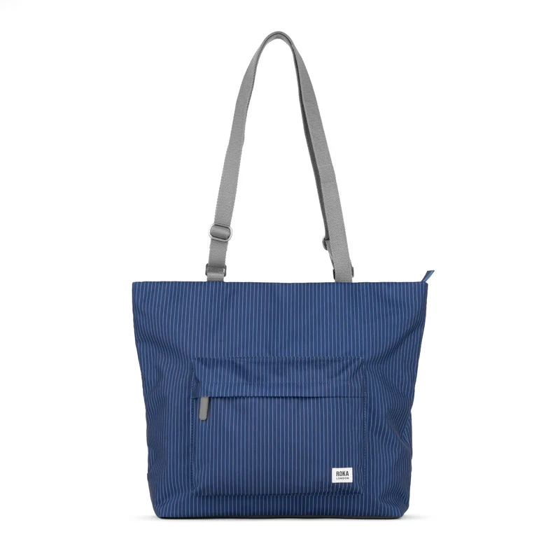 ROKA Trafalgar B Recycled Canvas Bag - Dark Wash Denim