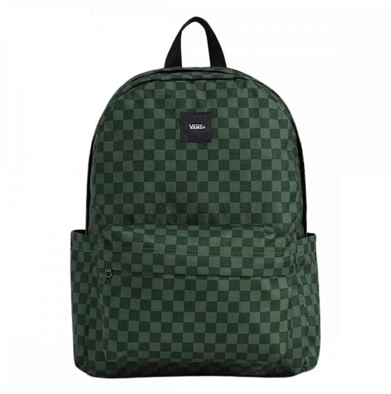 VANS Barn Old Skool Classic Ryggsäck - Grom Check - Tallskog