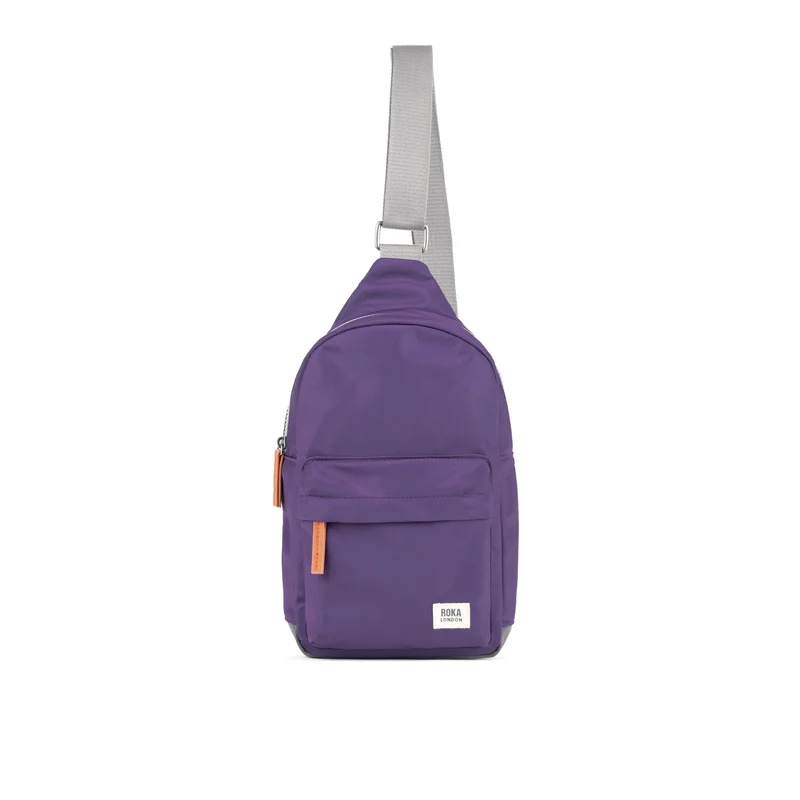 ROKA Willesden B Stor Återvunnen Nylonväska - Majestic Purple