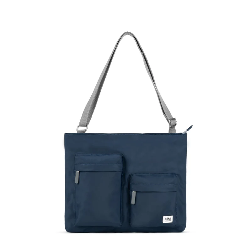 ROKA Moorgate M Medium Recycled Nylon Bag - Midnight