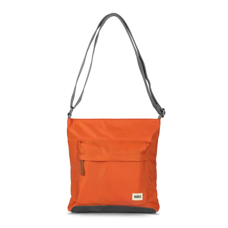 Roka Unisex Kennington B-väska - Bränd orange