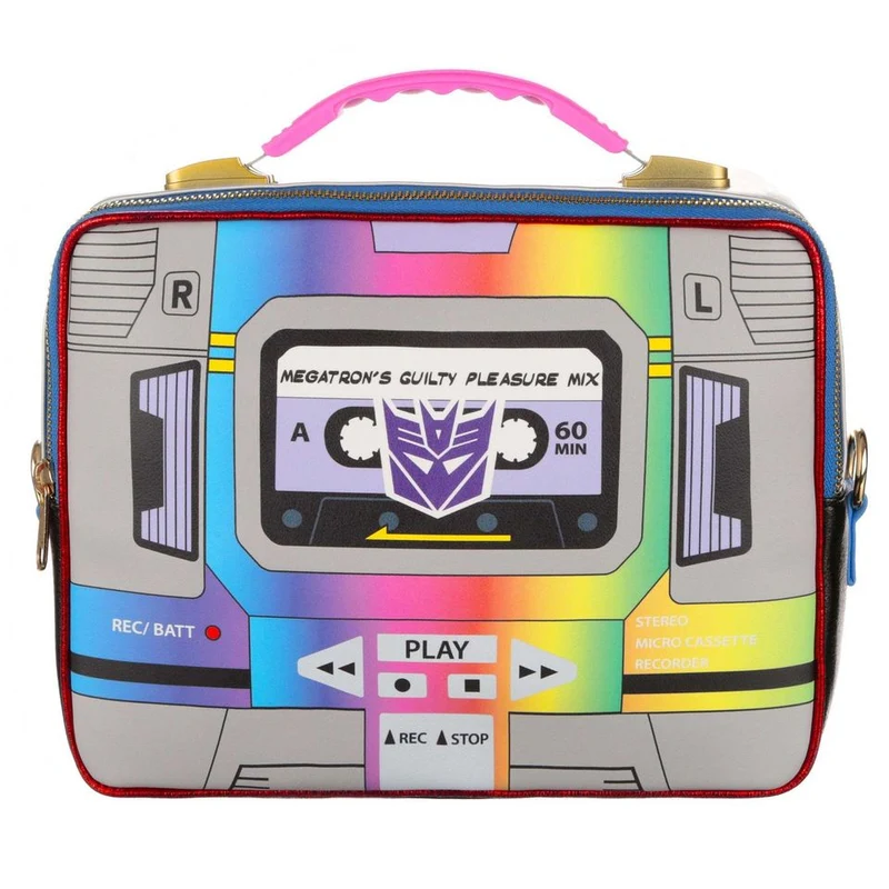 Irregular Choice Kvinnor Transformers Mixtejp i förklädnadsväska - Silver / Blå