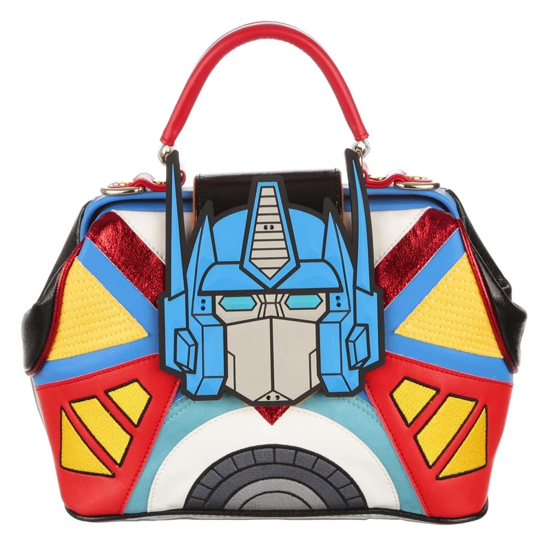 Irregular Choice Kvinnor Transformers Optimus Prime Bag - Silver / Röd