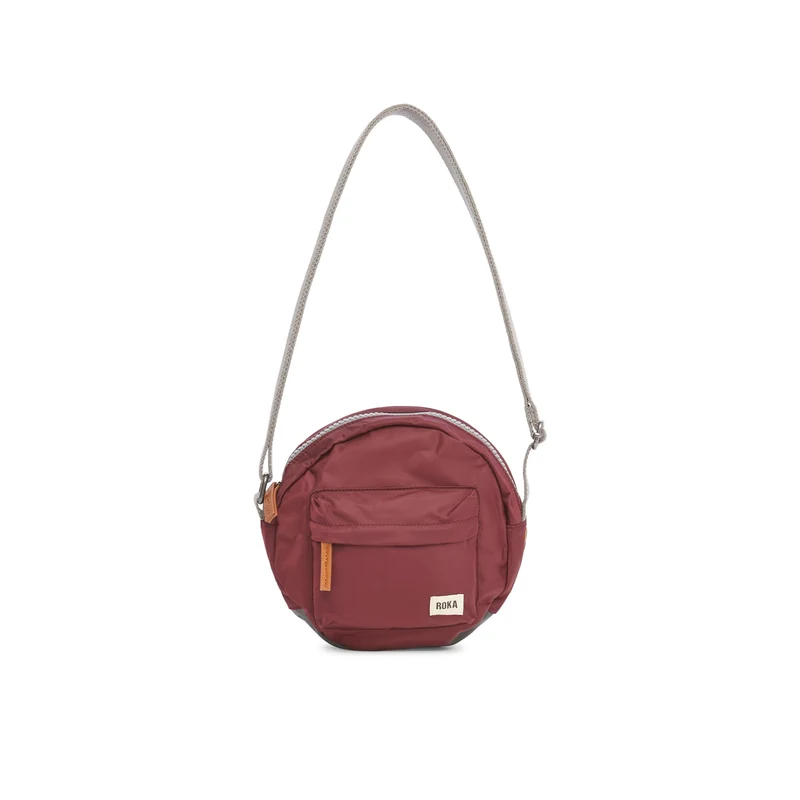 ROKA Paddington B Plum Liten Återvunnen Nylonväska