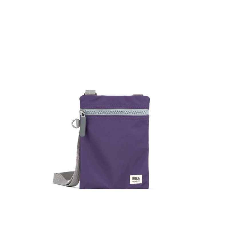 ROKA Chelsea Majestic Purple återvunnen nylonväska