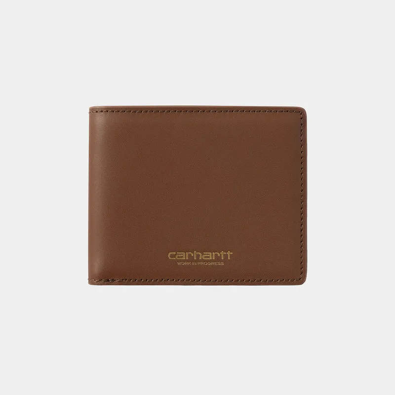 Carhartt WIP Unisex Vegas Billfold-plånbok - Cognac