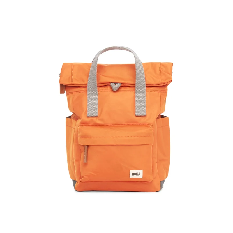 ROKA Canfield B Bränd orange liten återvunnen nylonväska