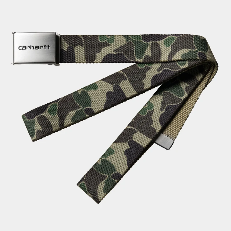 Carhartt WIP Unisex Chrome Clip-bälte - Camo Duck Green