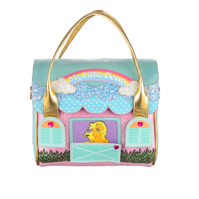 Irregular Choice Kvinnor My Little Pony Born in a Barn-väska - Blå / Rosa