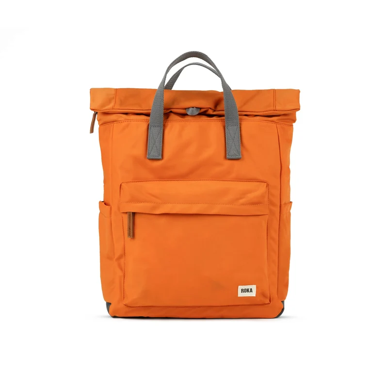 ROKA Canfield B Burnt Orange Stor Återvunnen Nylonväska