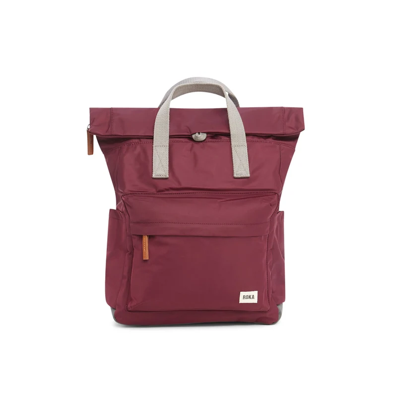 ROKA Canfield B Plum Medium Återvunnen Nylonväska