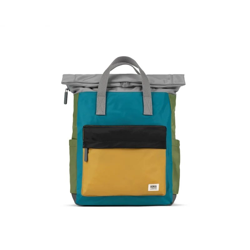 ROKA Kreativt avfall Canfield B Medium Återvunnen Nylon Edition 6-väska