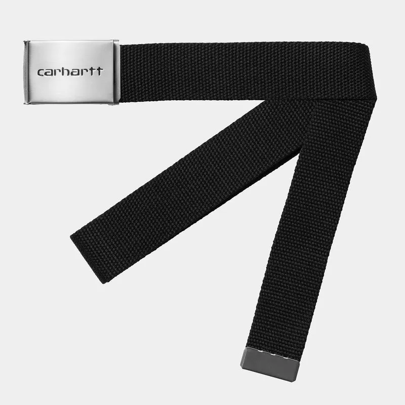 Carhartt WIP Unisex krom Clip-bälte - Svart