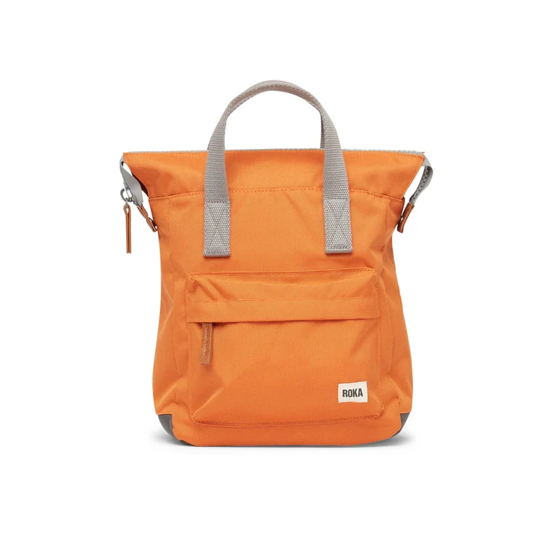 ROKA Bantry B Atomic Orange Liten Återvunnen Canvasväska